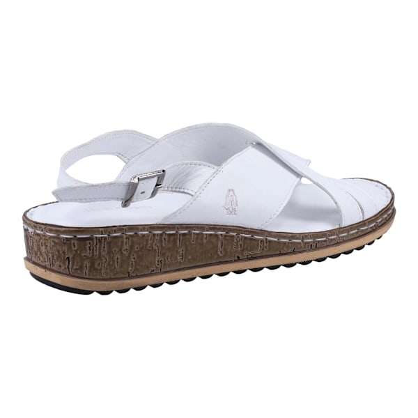 Hush Puppies Dam/Damer Elena Läder Kilklackssandal 7 UK Vit White 7 UK