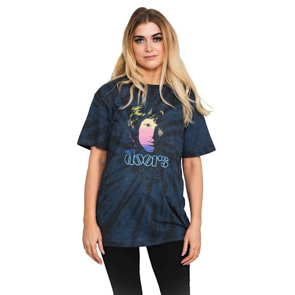 The Doors Unisex Adult Jim Gradient Tie Dye T-Shirt L Blå Blue L