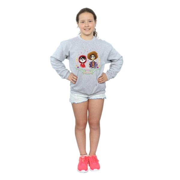 Coco Girls Miguel Och Hector Sweatshirt 12-13 År Sports Grey Sports Grey 12-13 Years