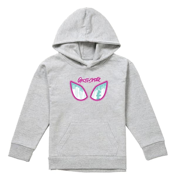 Spider-Man Barn/Barn Ghost-Spider Eyes Pull Over Hoodie 5- Black 5-6 Years