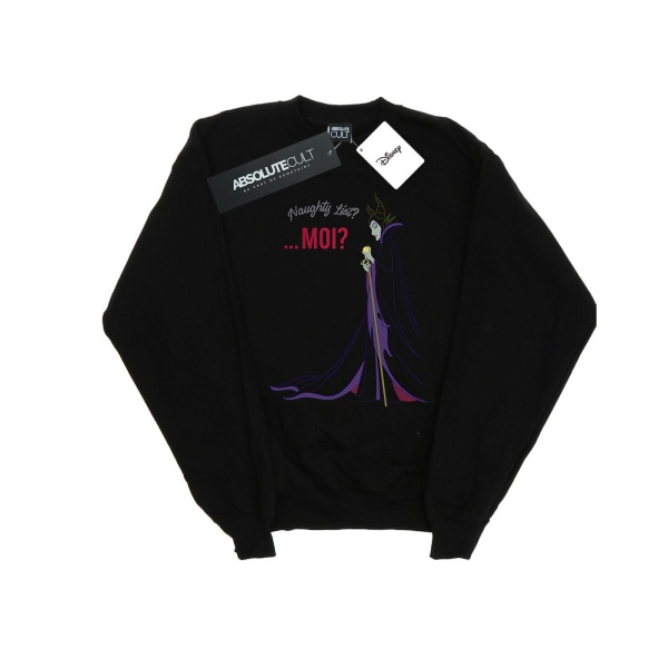 Disney Mens Maleficent Christmas Naughty List Sweatshirt XL Bla Black XL