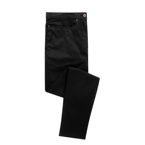 Premier Herr Performance Chinos 44L Svart Black 44L