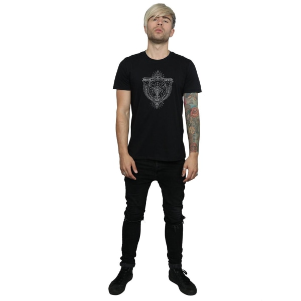 Fantastiska vidunder Mäns Wizard Killer Icon T-shirt XXL Svart Black XXL