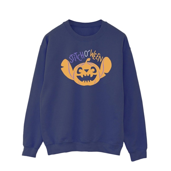 Lilo & Stitch Herr Stitch O Ween Sweatshirt 4XL Marinblå Navy Blue 4XL