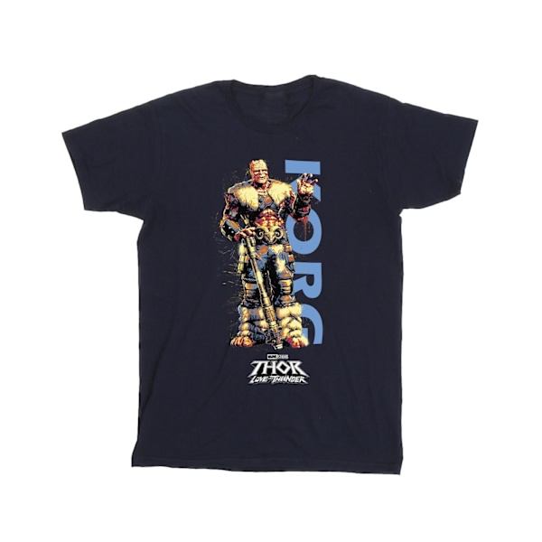 Marvel Boys Thor Love And Thunder Korg Wave T-Shirt 3-4 år N Navy Blue 3-4 Years