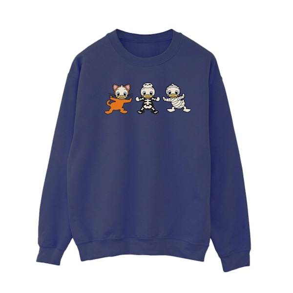 Disney Dam/Damer Anka Halloween Kostymer Sweatshirt X Navy Blue XL