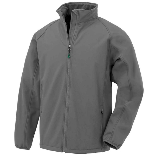 Result Äkta Återvunnen Herr Tryckbar Softshelljacka XL Wor Workguard Grey XL