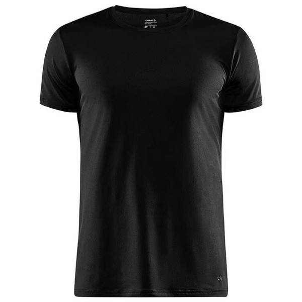 Craft Herr Essential Core Dry Kortärmad T-Shirt XXL Svart Black XXL