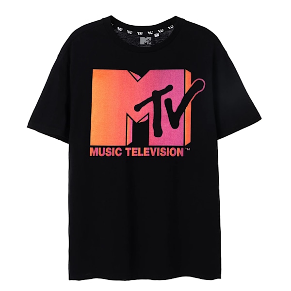 MTV Herr Ombre T-shirt XL Svart Black XL