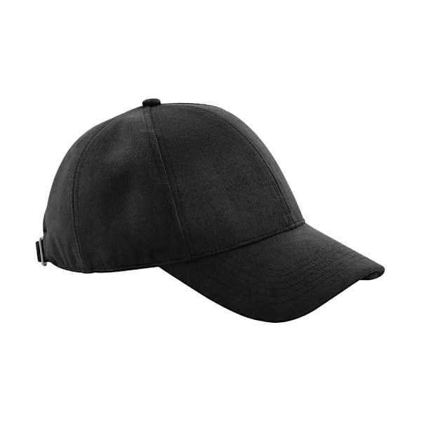 Beechfield Unisex Vuxen 6 Panel Faux Mocka Cap En Storlek Svart Black One Size
