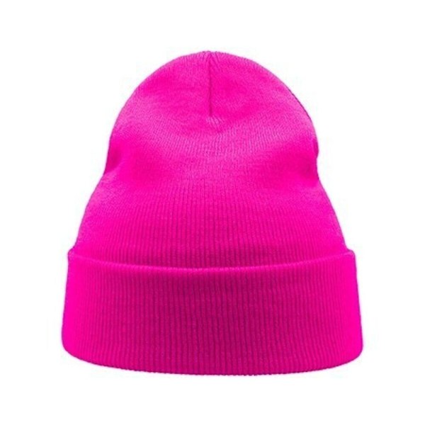 Atlantis Wind Dubbelskiktsmössa Med Uppvikning One Size Fuchsia Fuchsia One Size