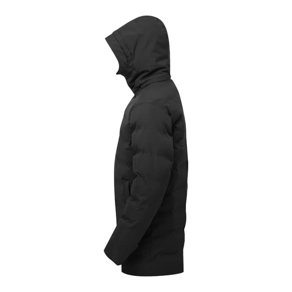 2786 Långfodrad vadderad herrjacka L Svart Black L