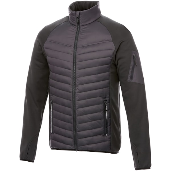 Elevate Herr Banff Hybrid Isolerad Jacka M Storm Grey Storm Grey M