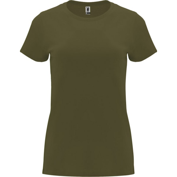 Roly Dam/Dam Capri Kortärmad T-shirt M Militärgrön Military Green M