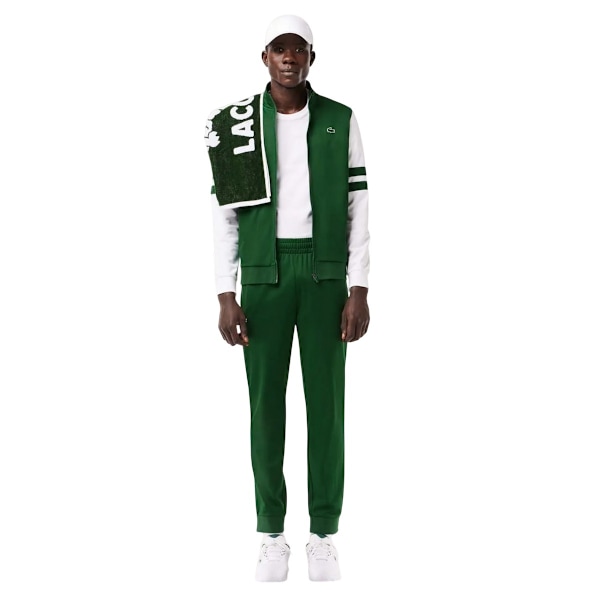 Lacoste Unisex Vuxen Sportdräkt Randig Tennisjacka S Grön/Vit Green/White S