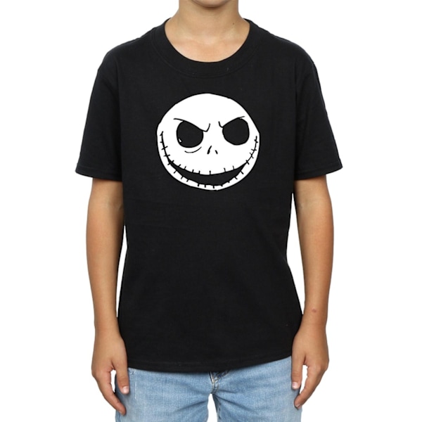 Nightmare Before Christmas Boys Jack Skellington Bomull T-shirt Black 12-13 Years