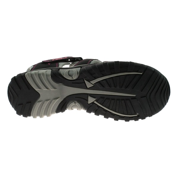 PDQ Dam/Dam Toggle & Touch Fastening Sports Sandals 3 UK Black/Pink 3 UK