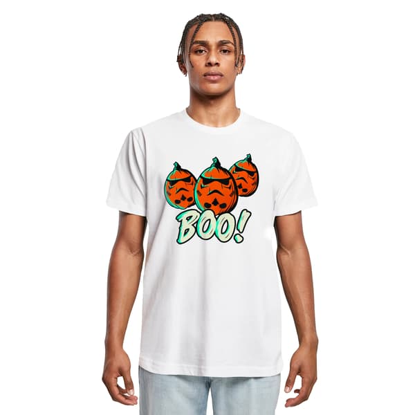 Star Wars Herr Boo! Stormtrooper Pumpa Bomulls T-shirt M Vit White M