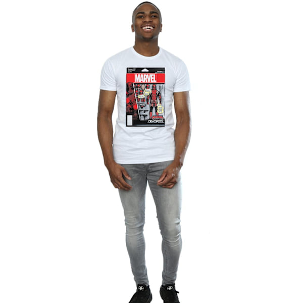 Marvel Deadpool Actionfigur T-shirt S Vit White S