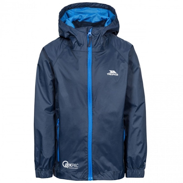 Trespass Barn/Barn Qikpac Vattentät Packaway Jacka 2/3 År Navy 2/3 Years