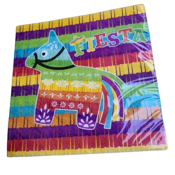 Kreativa festliga papperservetter (16-pack) En storlek Flerfärgad Multicoloured One Size