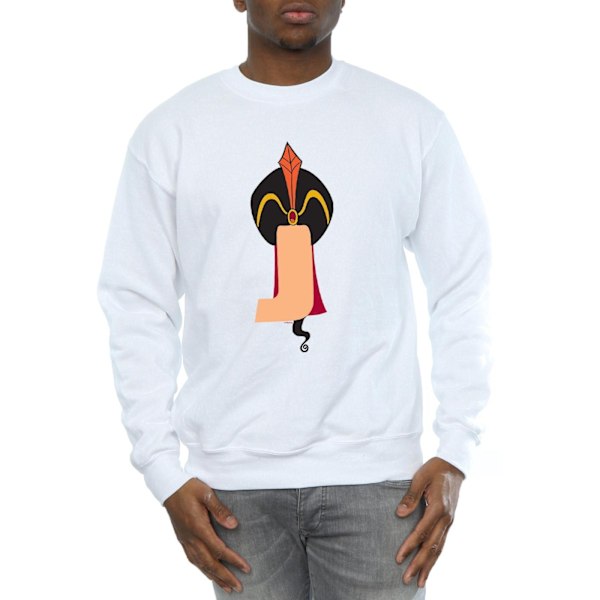 Disney Herr Alphabet J Är För Jafar Sweatshirt XL Vit White XL