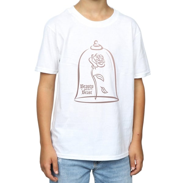 Disney Princess Boys Princess Rose Gold T-Shirt 12-13 år Vit White 12-13 Years