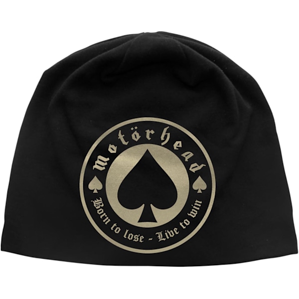 Motorhead Unisex Vuxen Born To Lose Mössa One Size Svart Black One Size