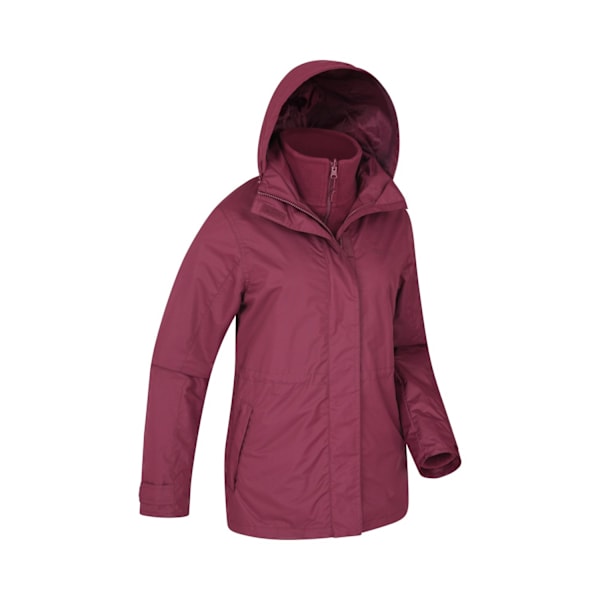 Mountain Warehouse Womens/Ladies Fell II 3 In 1 Jacket 10 UK Bu Burgundy 10 UK