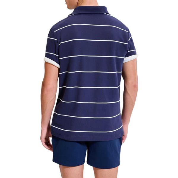 Ellesse Herr Cimetta Randig Pikétröja M Marinblå Navy M