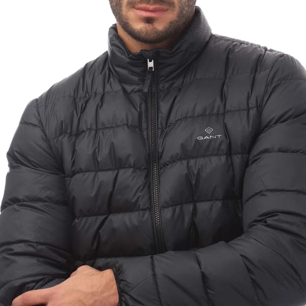 Gant Lättvikts Dunjacka för Män L Svart Black L