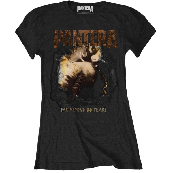Pantera Dam/Dam Original Cover Bomull T-shirt S Svart Black S