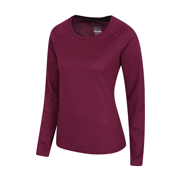 Mountain Warehouse Womens/Ladies Endurance Long-Sleeved Top 10 Pink 10 UK