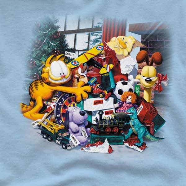 Garfield Herr Mine! T-shirt M Ljusblå Light Blue M