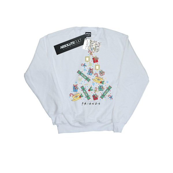 Friends Julgran Sweatshirt för Män 4XL Vit White 4XL