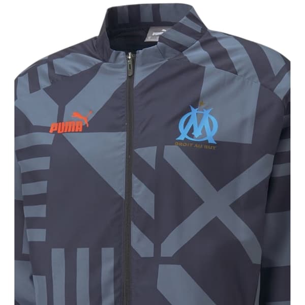 Puma Herr Geometrisk Anorak S Night Blue Night Blue S