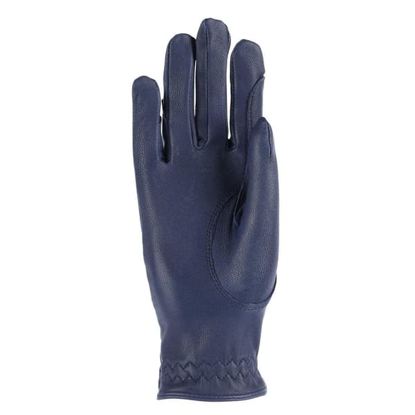 Aubrion Barn/Barn Läder Ridhandskar XL Marinblå Navy XL