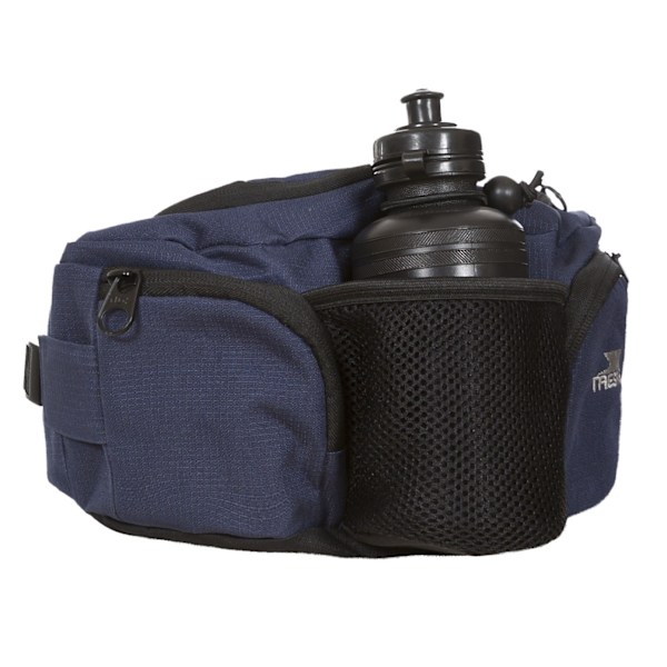 Trespass Vasp Bumbag / Midjeväska / Hippack Med Dryckesflaska På Navy Blue One Size