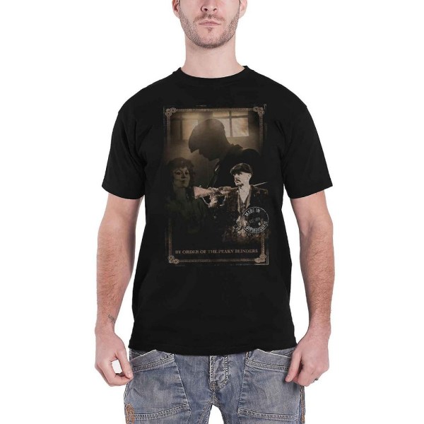 Peaky Blinders Unisex Adult Shotgun T-shirt S Svart Black S