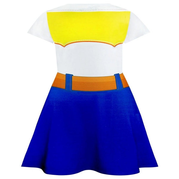 Toy Story Girls Jessie Kostymklänning 3-4 år Vit/Blå White/Blue 3-4 Years