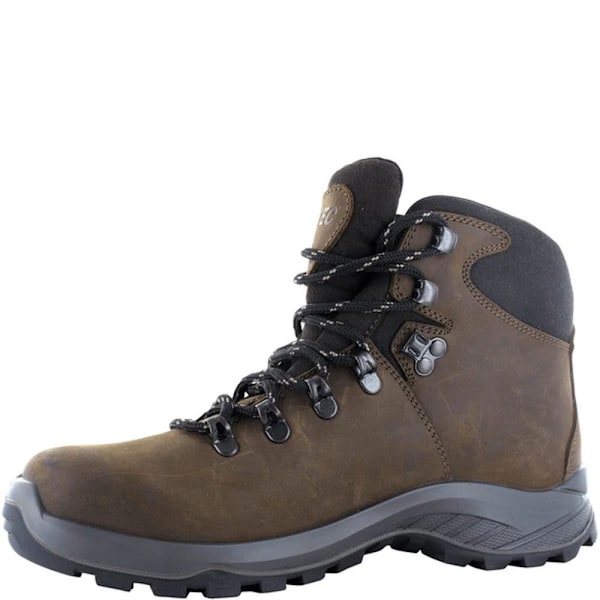 Hi-Tec Dam/Dam Ravine Lite Grovt Läder Stövlar 8 UK Brun Brown 8 UK