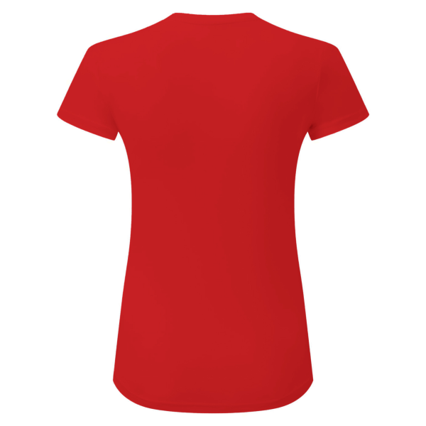 Tri Dri Dam/Dam T-shirt med panel med rund hals L Fire Red Fire Red L