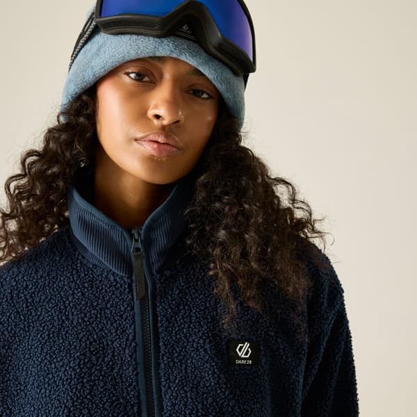 Dare 2B Dam Zephyr Borg Fleecejacka 10 UK Marinblå Navy 10 UK