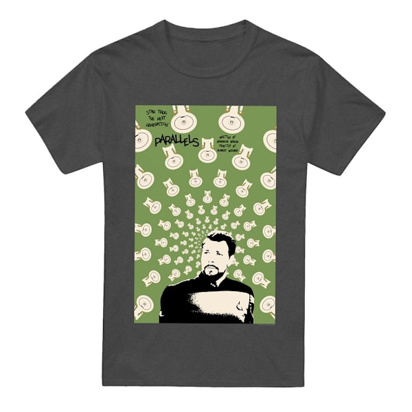 Star Trek Unisex Vuxen The Next Generation Säsong 7 Avsnitt 11 Charcoal M