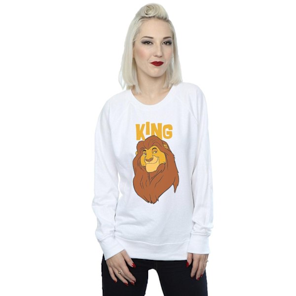 Disney Dam/Damer The Lion King Mufasa King Sweatshirt XXL W White XXL