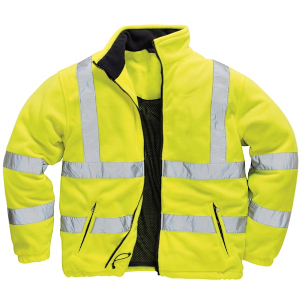 Portwest Herr Fodrad Hi Vis Fleece Jacka XL Gul Yellow XL