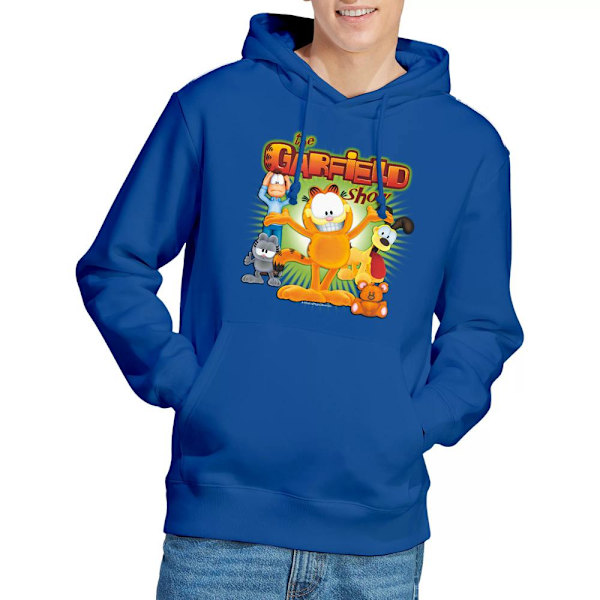 Garfield Herr The Garfield Show Hoodie S Kungsblå Royal Blue S