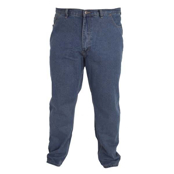 Duke Herr D555 Rockford Comfort Kingsize Jeans 60L Stenvättad Stonewash 60L