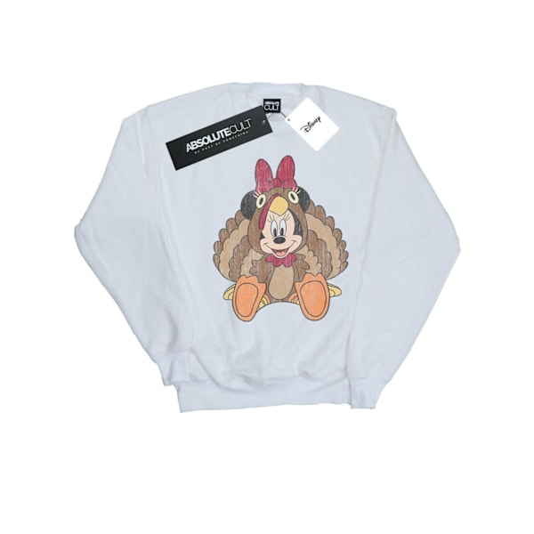 Disney Dam/Kvinnor Minnie Mouse Thanksgiving Kalkon Kostym S White M