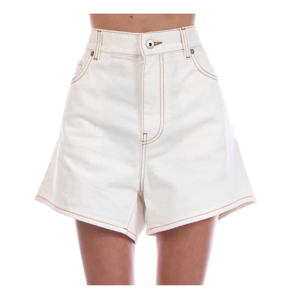 Off White Shorts i denim för dam 25R Vit White 25R